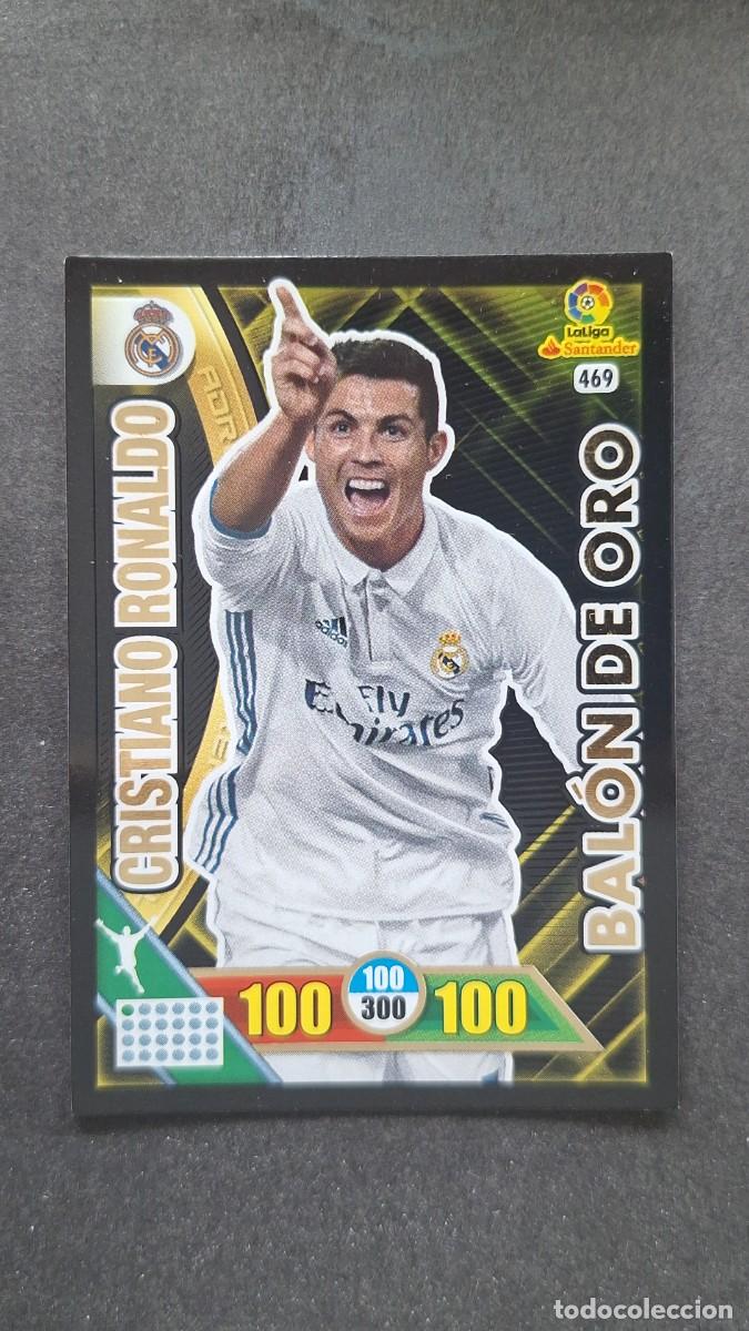 Cromos de Futebol: L1 CRISTIANO RONALDO REAL MADRID 469 BALON DE ORO PANINI ADRENALYN XL LIGA 2016/17 16 17