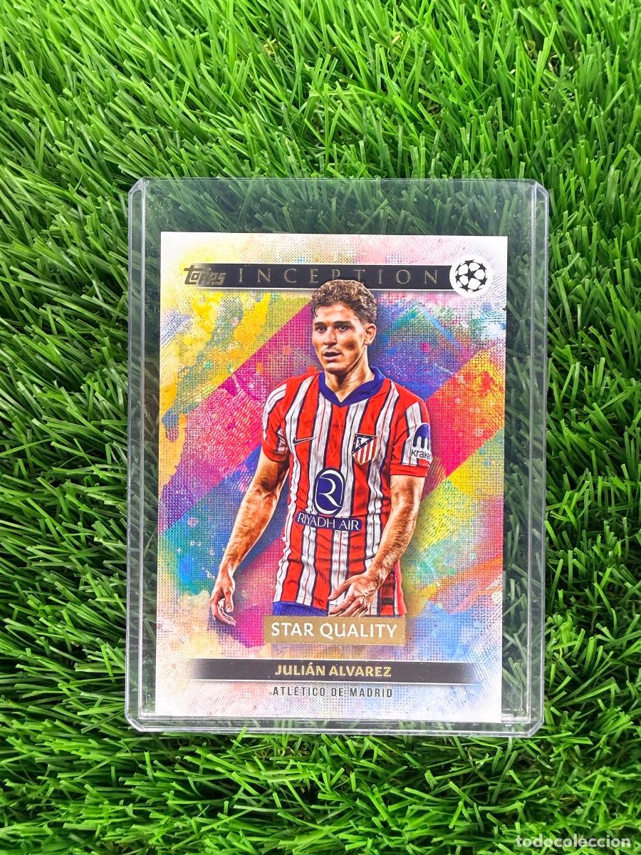 Cromos de Futebol: N&ordm; 68 Juli&aacute;n &Aacute;lvarez Star Quality Atl&eacute;tico de Madrid Topps Inception 24 25