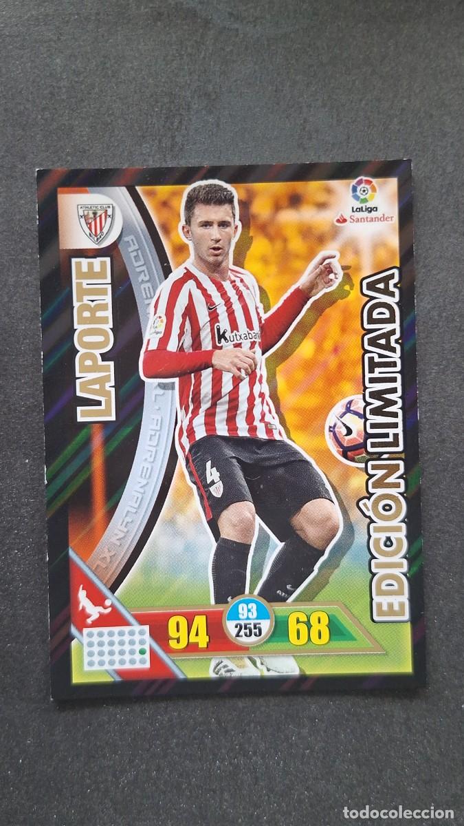Cromos de F&uacute;tbol: L1 LAPORTE ATHLETIC CLUB DE BILBAO EDICION LIMITADA PANINI ADRENALYN XL LIGA 2016/17 16 17