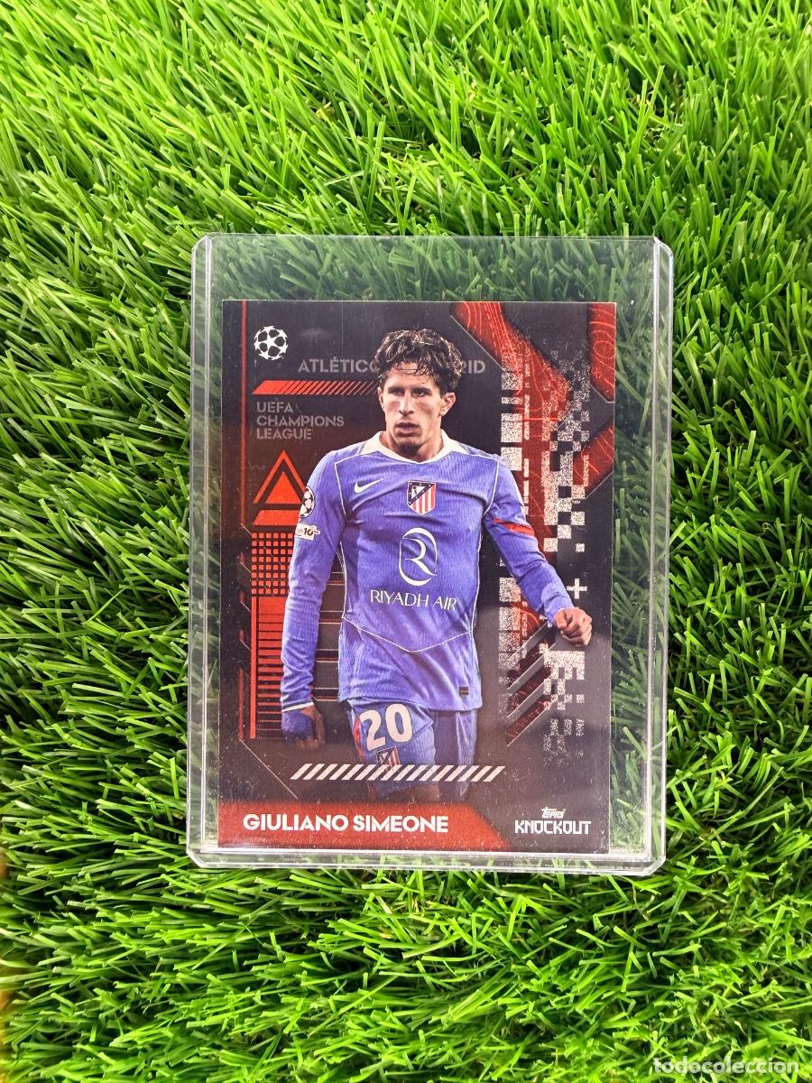Cromos de F&uacute;tbol: Giuliano Simeone Atl&eacute;tico de Madrid Topps Knockout 25 26