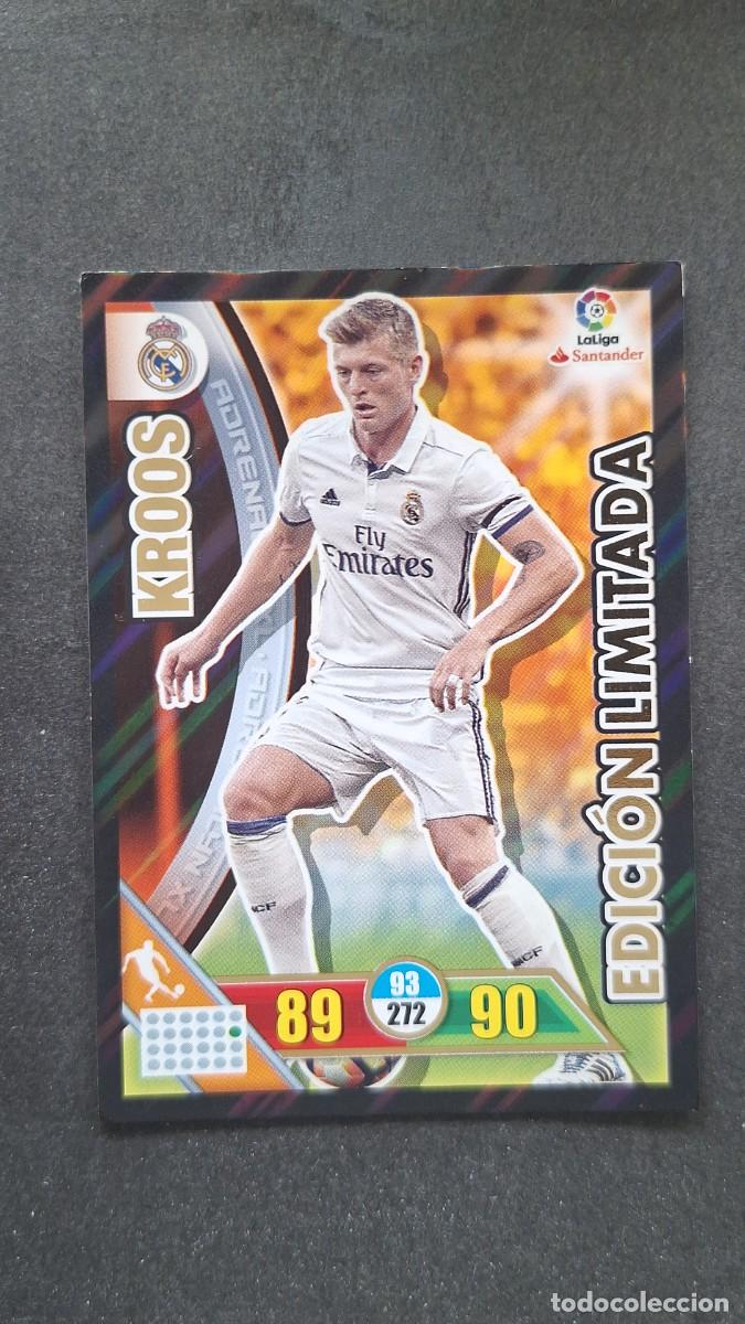 Cromos de F&uacute;tbol: L1 KROOS REAL MADRID EDICION LIMITADA PANINI ADRENALYN XL LIGA 2016/17 16 17