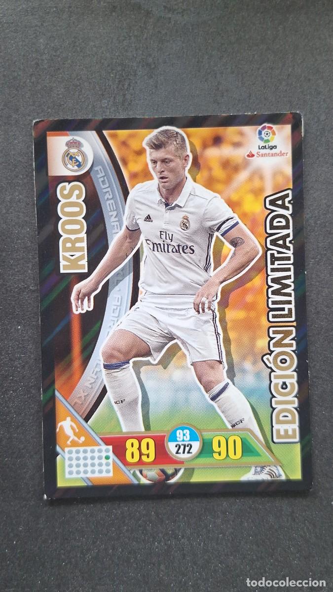 Cromos de F&uacute;tbol: L1 KROOS REAL MADRID EDICION LIMITADA PANINI ADRENALYN XL LIGA 2016/17 16 17