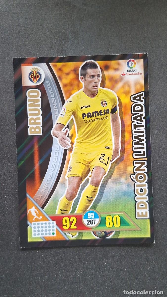Cromos de F&uacute;tbol: L1 BRUNO VILLARREAL C. F. EDICION LIMITADA PANINI ADRENALYN XL LIGA 2016/17 16 17