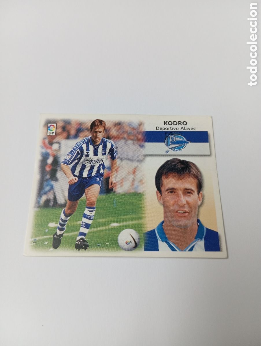 Fu&szlig;ball-Sticker: KODRO COLOCA Alav&eacute;s LIGA ESTE 1999 2000 PANINI 99 00 NUEVO SIN PEGAR