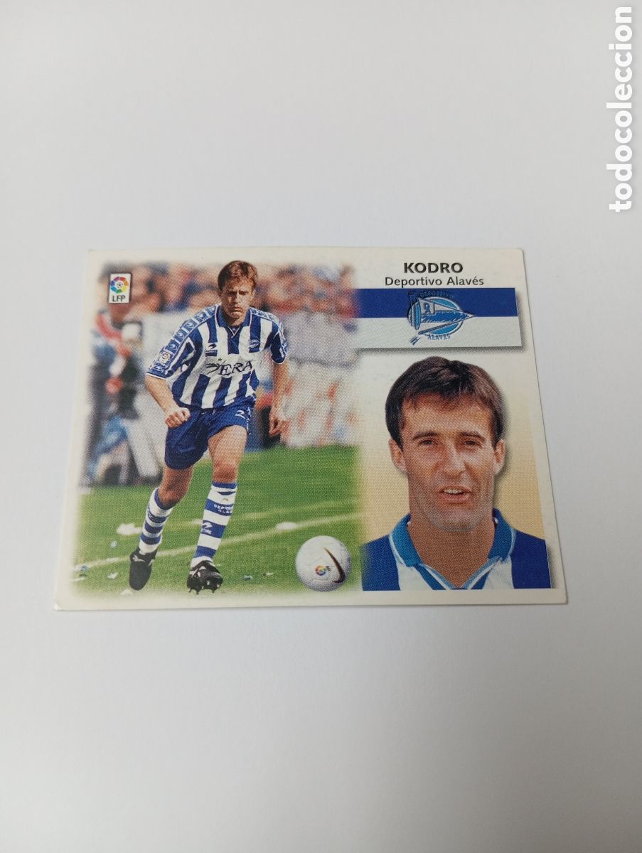 Cartes &agrave; collectionner de Football: KODRO COLOCA Alav&eacute;s LIGA ESTE 1999 2000 PANINI 99 00 NUEVO SIN PEGAR