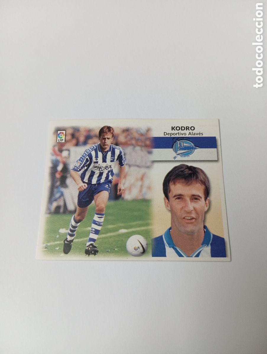 Cartes &agrave; collectionner de Football: KODRO COLOCA Alav&eacute;s LIGA ESTE 1999 2000 PANINI 99 00 NUEVO SIN PEGAR