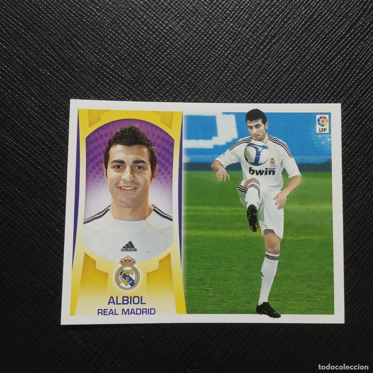 Cromos de F&uacute;tbol: ALBIOL REAL MADRID ESTE 2009 2010 CROMO FUTBOL 09 10 - SIN PEGAR - A101 PG100 VERSION