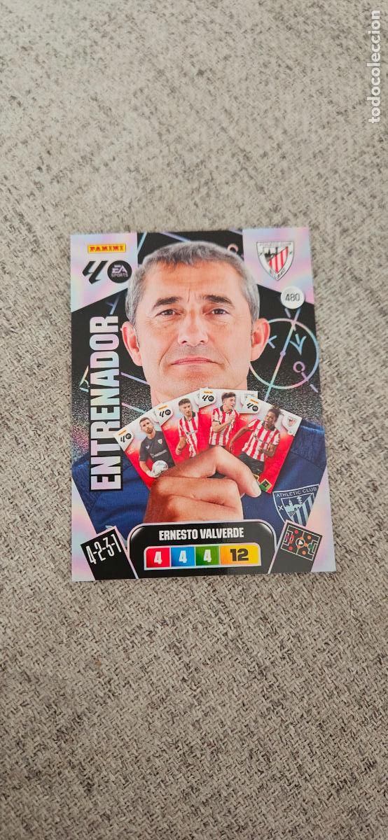 Football Stickers: entranador 480 valverde ahtletic de bilbao adrenalyn 2025 2026 25 26 trading card