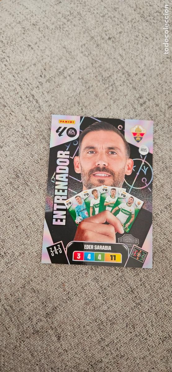 Football Stickers: entranador adrenalyn 485 sarabia elche 2025 2026 25 26 trading card