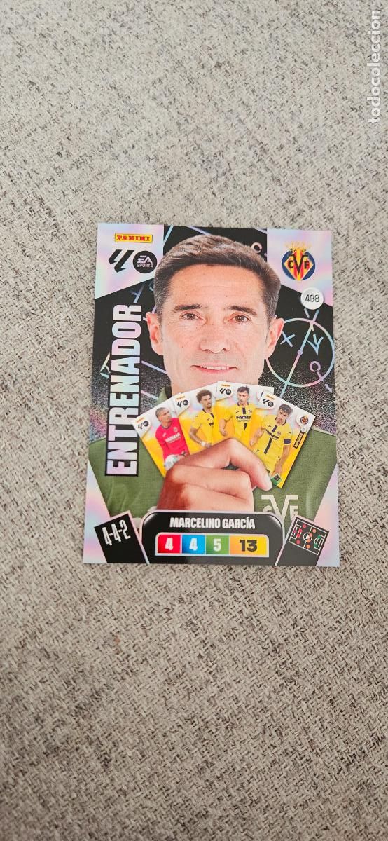 Football Stickers: entranador adrenalyn 498 marcelino villarreal 2025 2026 25 26 trading card