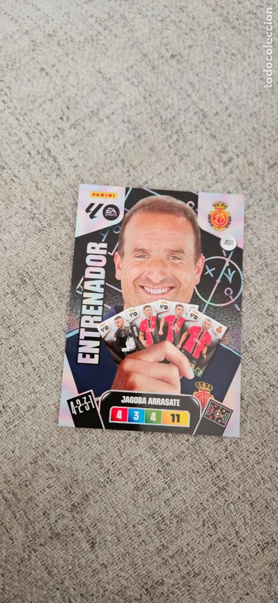 Football Stickers: entranador adrenalyn 491 arrasate mallorca 2025 2026 25 26 trading card