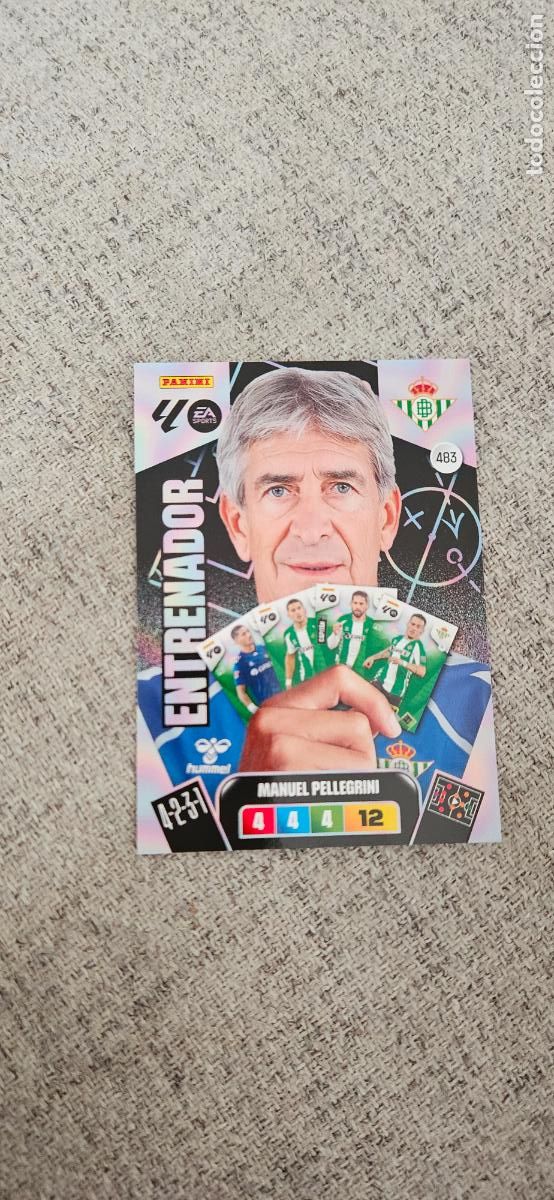 Cartes &agrave; collectionner de Football: entranador adrenalyn 483 pellegrini betis 2025 2026 25 26 trading card