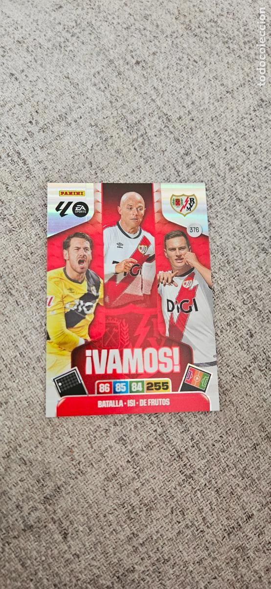 Cartes &agrave; collectionner de Football: vamos 376 rayo vallecano adrenalyn 2025 2026 25 26 trading card