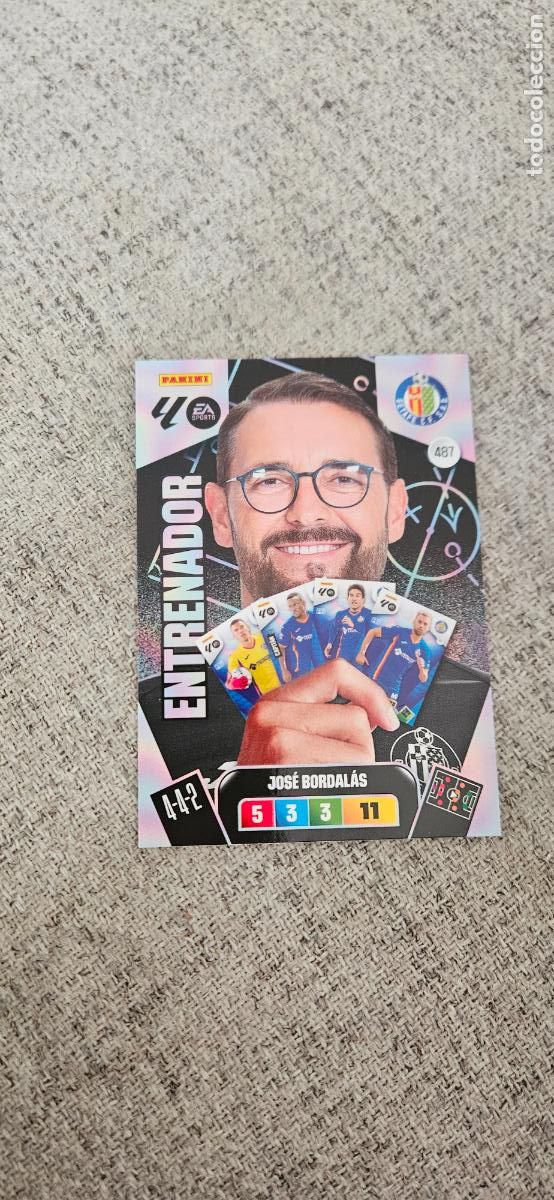 Cartes &agrave; collectionner de Football: entranador adrenalyn 487 getafe bordalas 2025 2026 25 26 trading card