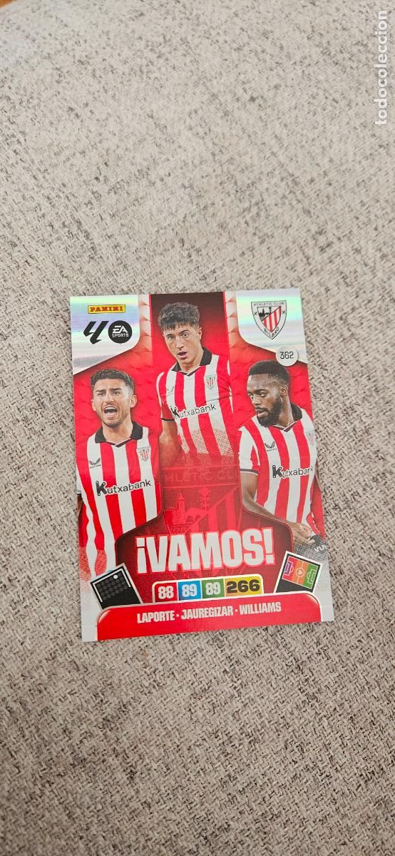 Cartes &agrave; collectionner de Football: vamos 362 athletic de bilbao adrenalyn 2025 2026 25 26 trading card