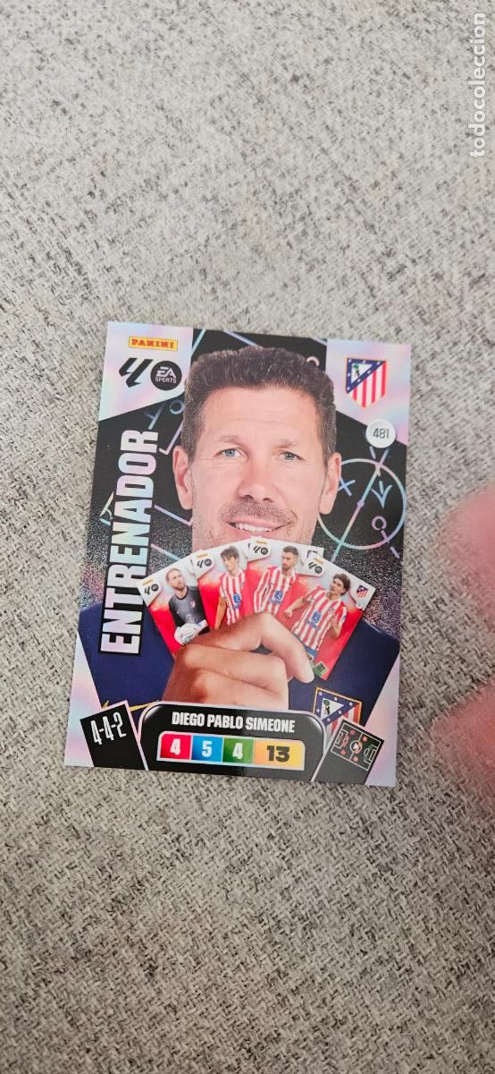Cartes &agrave; collectionner de Football: entranador adrenalyn481 simeone atletico de madrid 2025 2026 25 26 trading card