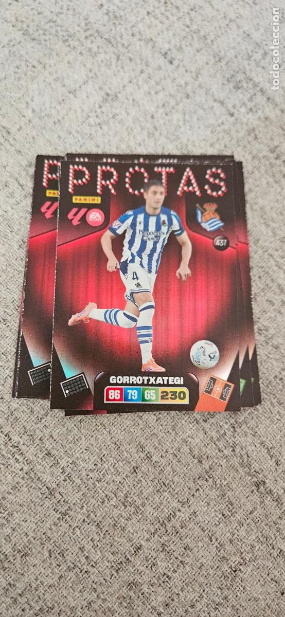 Cromos de F&uacute;tbol: protas 437 gorrotxategui real sociedad adrenalyn 2025 2026 25 26 trading card