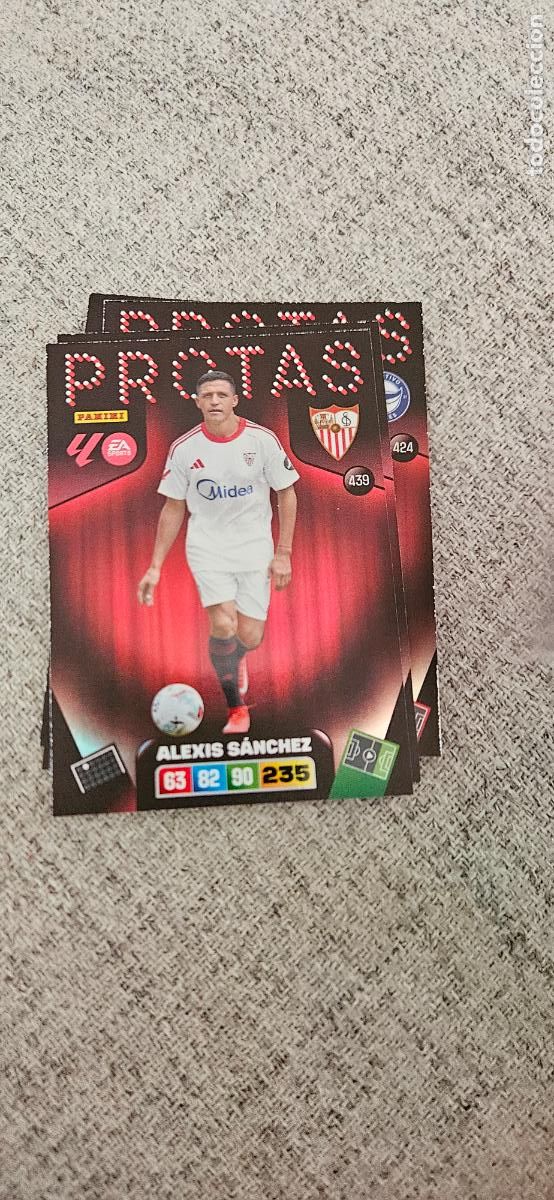 Cromos de F&uacute;tbol: protas 439 alexis sanchez sevilla adrenalyn 2025 2026 25 26 trading card