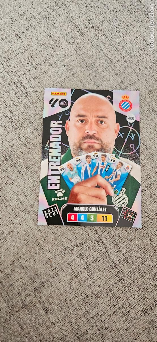Cromos de F&uacute;tbol: entranador adrenalyn 486 gonzalez espa&ntilde;ol 2025 2026 25 26 trading card