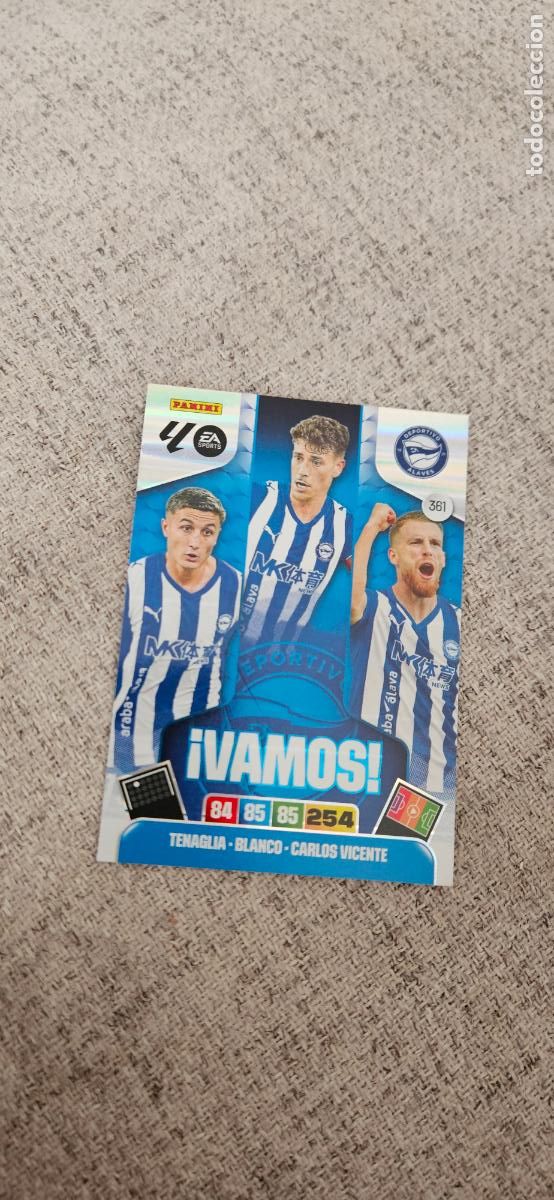 Cromos de F&uacute;tbol: vamos 361 alaves sadrenalyn 2025 2026 25 26 trading card