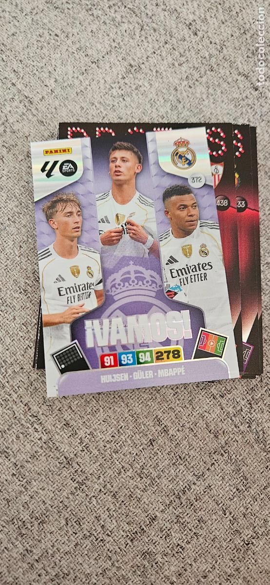Cromos de F&uacute;tbol: vamos 372 real madrid adrenalyn 2025 2026 25 26 trading card