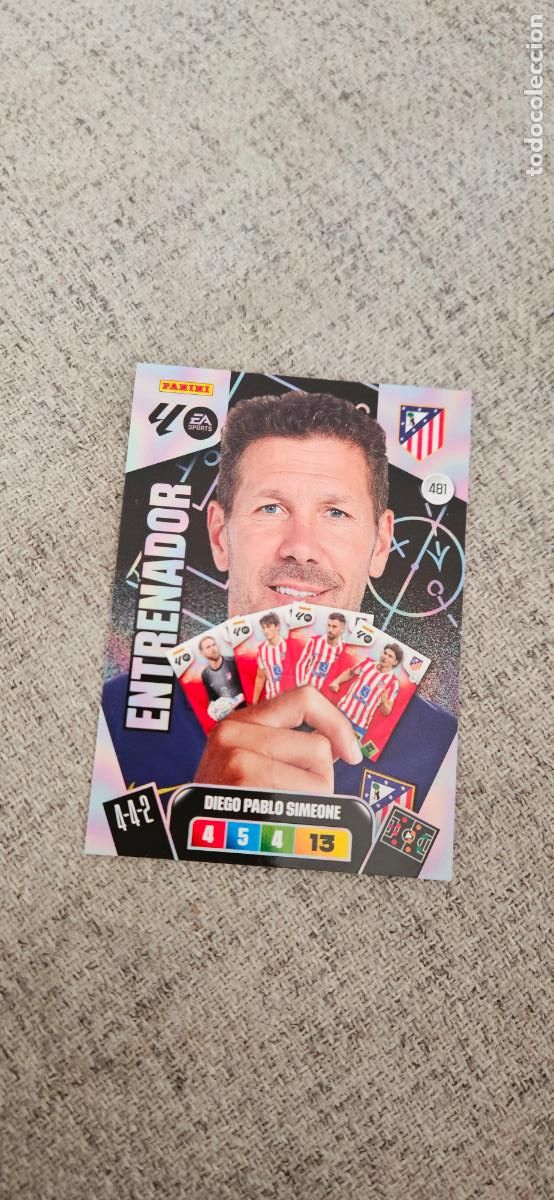 Cromos de F&uacute;tbol: entranador adrenalyn481 simeone atletico de madrid 2025 2026 25 26 trading card