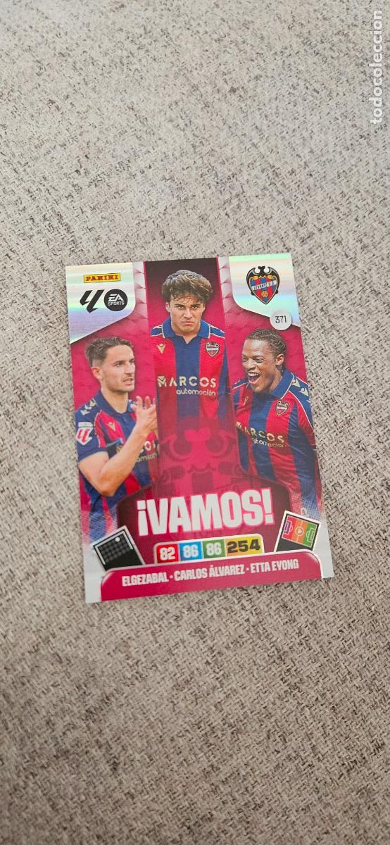 Cromos de F&uacute;tbol: vamos levante 371 adrenalyn 2025 2026 25 26 trading card