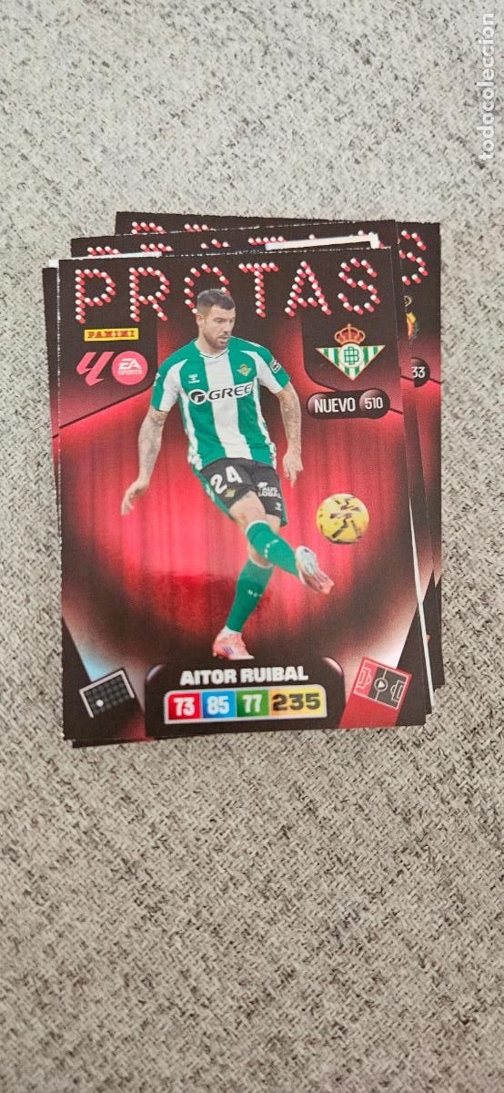 Cromos de F&uacute;tbol: protas 510 ruibal betis adrenalyn 2025 2026 25 26 trading card