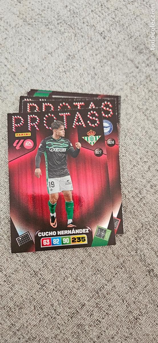 Cromos de F&uacute;tbol: protas 427 betis hernandez adrenalyn 2025 2026 25 26 trading card