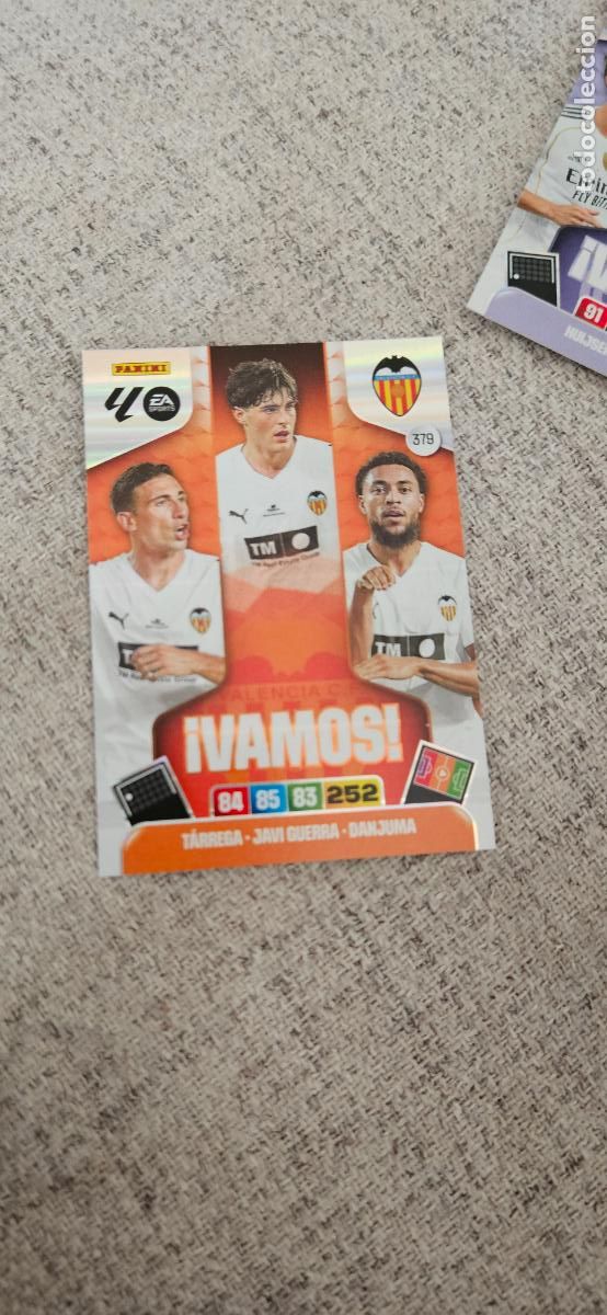 Cromos de F&uacute;tbol: vamos 379 valencia adrenalyn 2025 2026 25 26 trading card