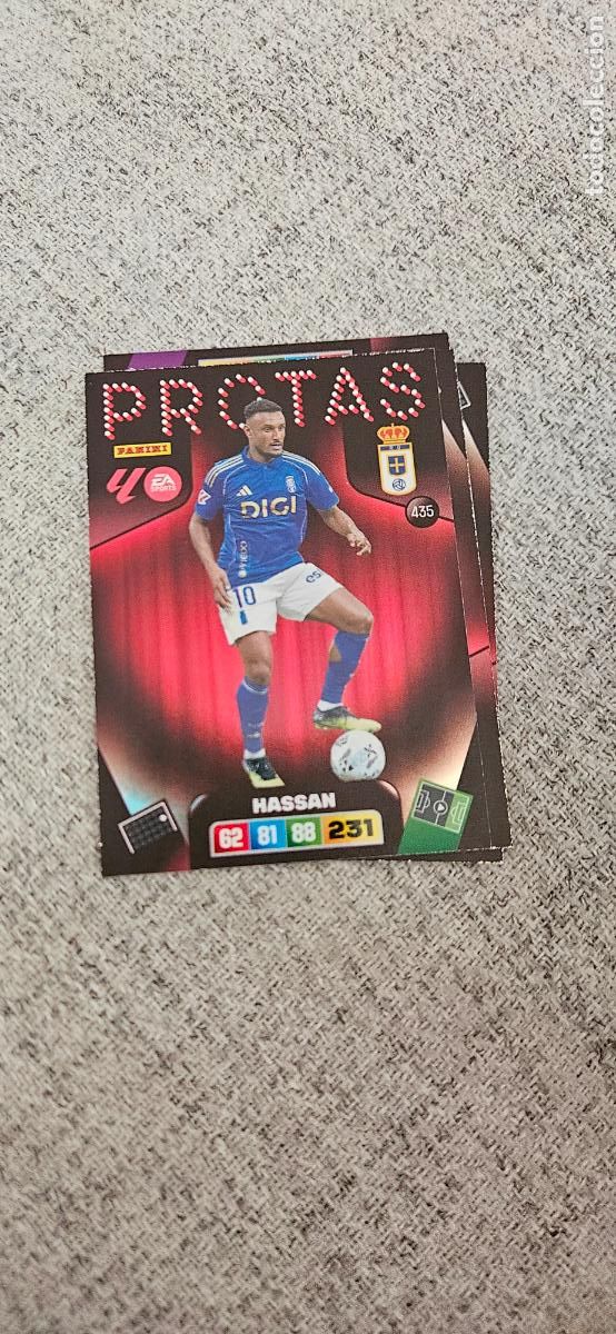 Cromos de F&uacute;tbol: protas 435 hassan oviedo adrenalyn 2025 2026 25 26 trading card