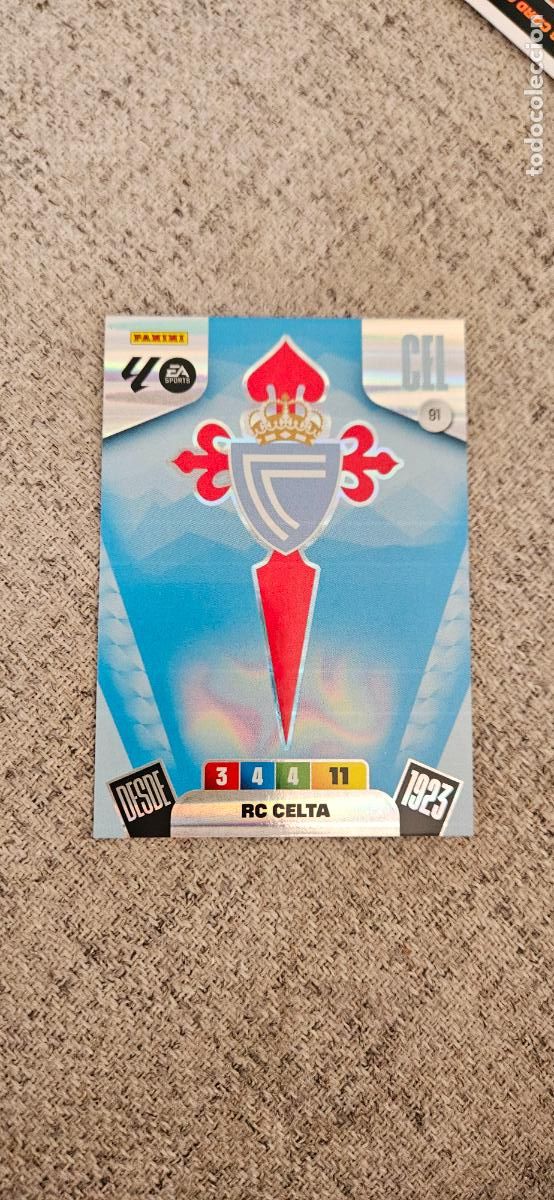 Cromos de F&uacute;tbol: celta escudo 91 adrenalyn 2025 2026 25 26 trading card
