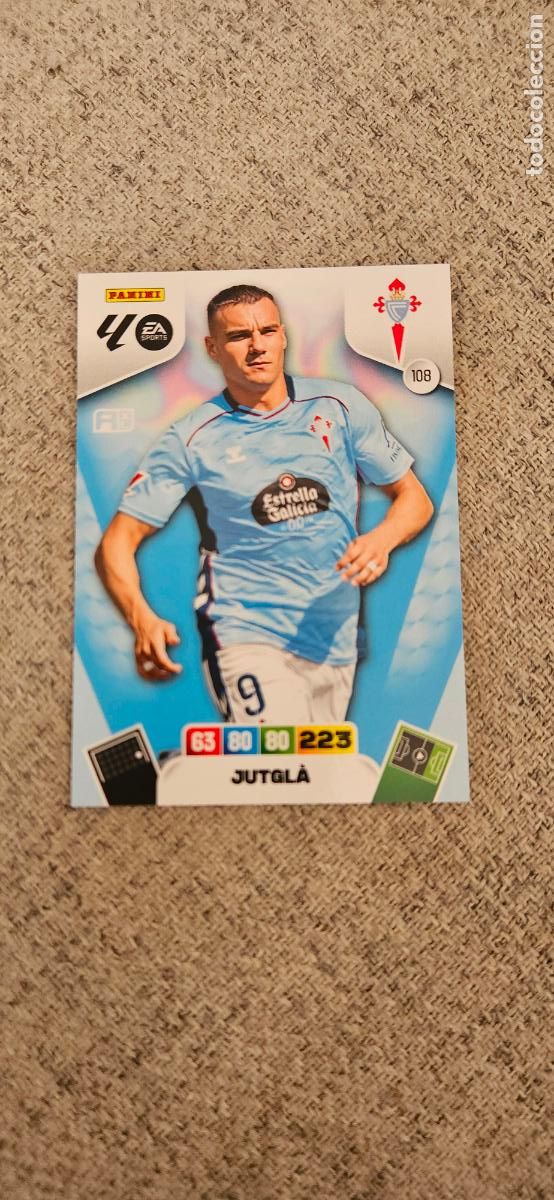 Cromos de F&uacute;tbol: celta jutgla 108 adrenalyn 2025 2026 25 26 trading card