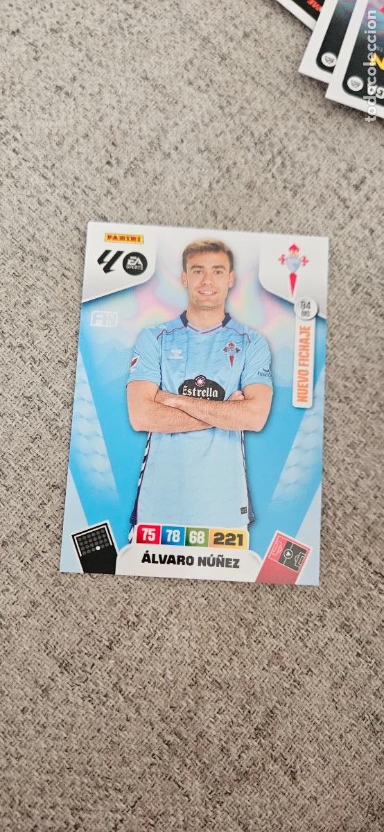 Cromos de F&uacute;tbol: celta 94 bis alvaro nu&ntilde;ez adrenalyn 2025 2026 25 26 trading card