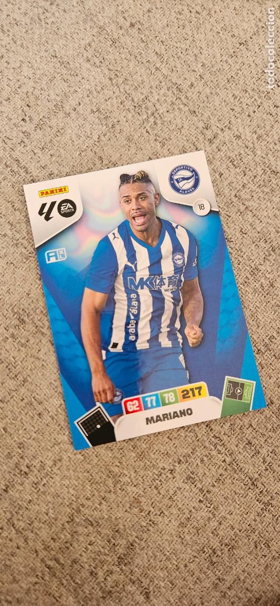 Cromos de F&uacute;tbol: alaves mariano 18 adrenalyn 2025 2026 25 26 trading card