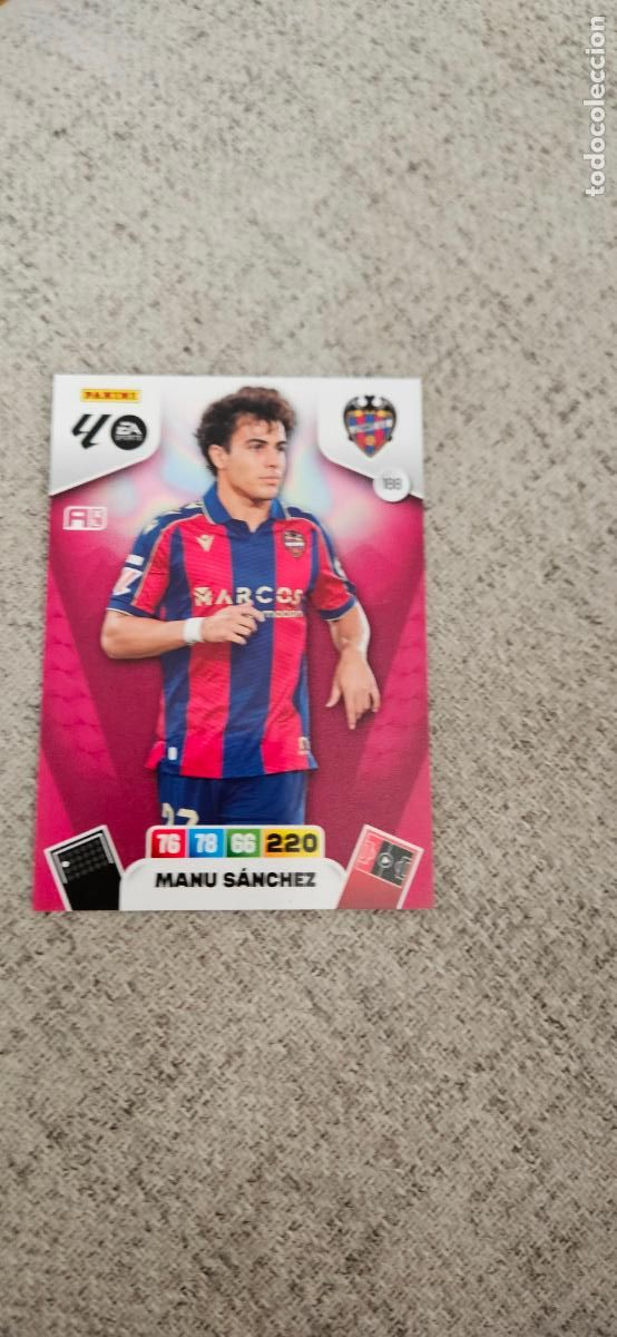 Figurine di Calcio: levante 188 manu sanchez adrenalyn 2025 2026 25 26 trading card