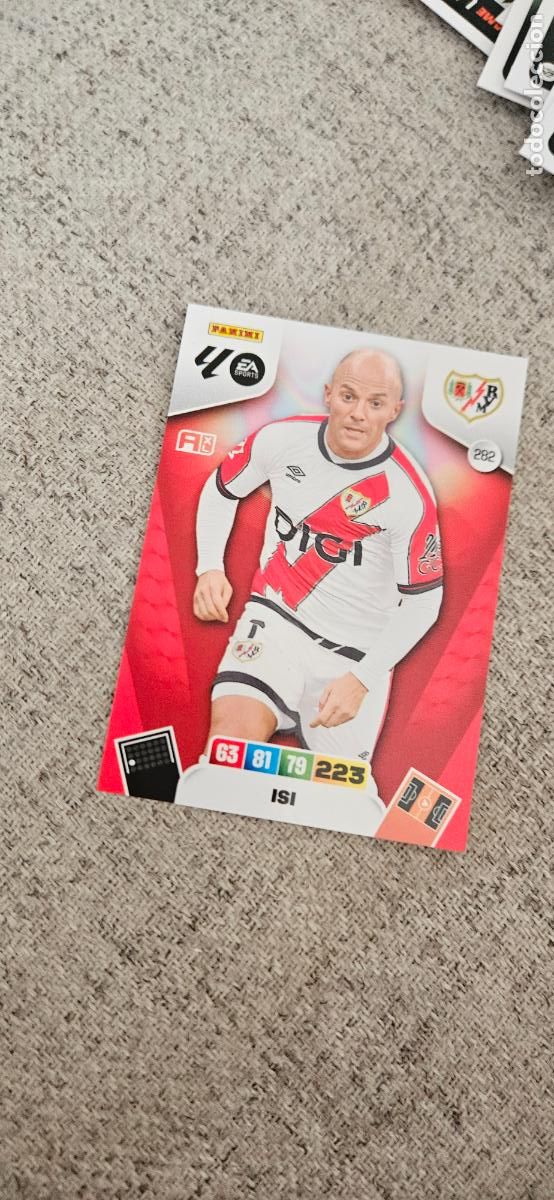 Figurine di Calcio: rayo vallecano 282 isi adrenalyn 2025 2026 25 26 trading card