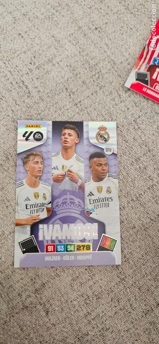 Figurine di Calcio: vamos 372 real madrid adrenalyn 2025 2026 25 26 trading card
