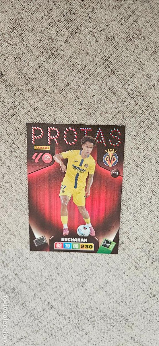 Figurine di Calcio: protas buchanan 441 adrenalyn 2025 2026 25 26 trading card