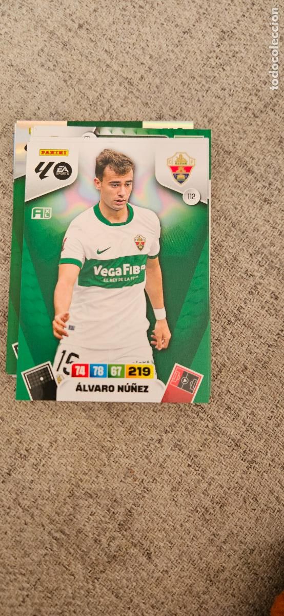 Figurine di Calcio: elche 112 nu&ntilde;ez adrenalyn 2025 2026 25 26 trading card