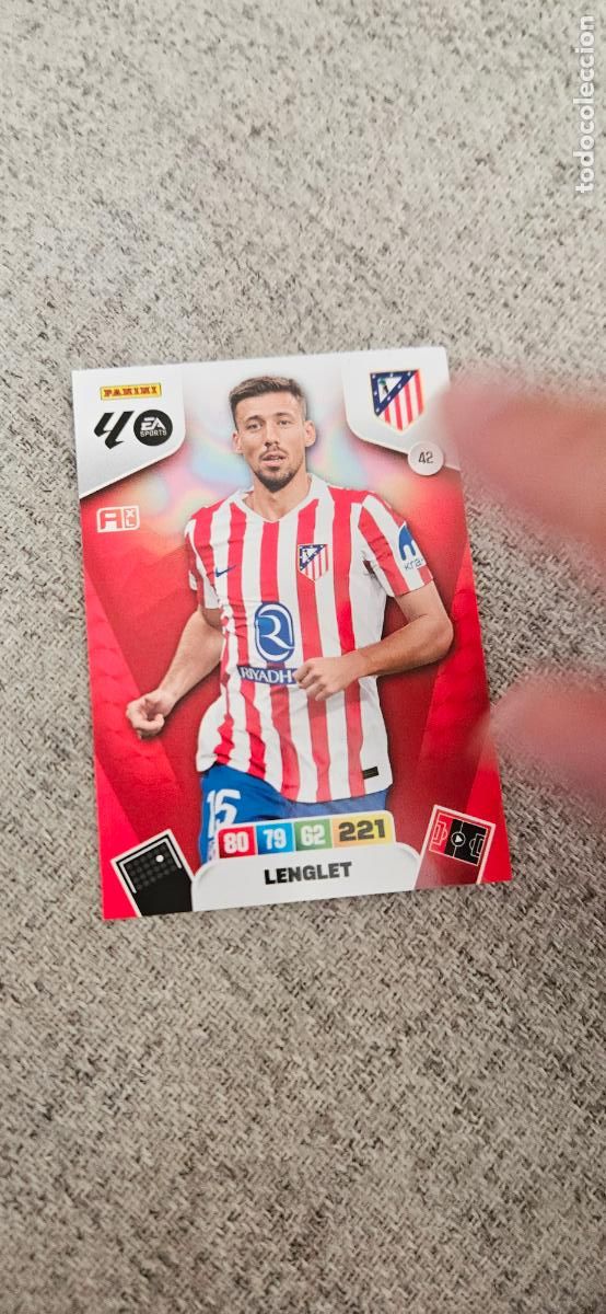 Figurine di Calcio: atletico de madrid 42 lenglet adrenalyn 2025 2026 25 26 trading card