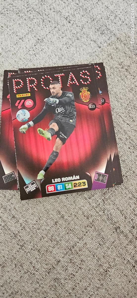 Figurine di Calcio: protas roman 433 mallorca adrenalyn 2025 2026 25 26 trading card