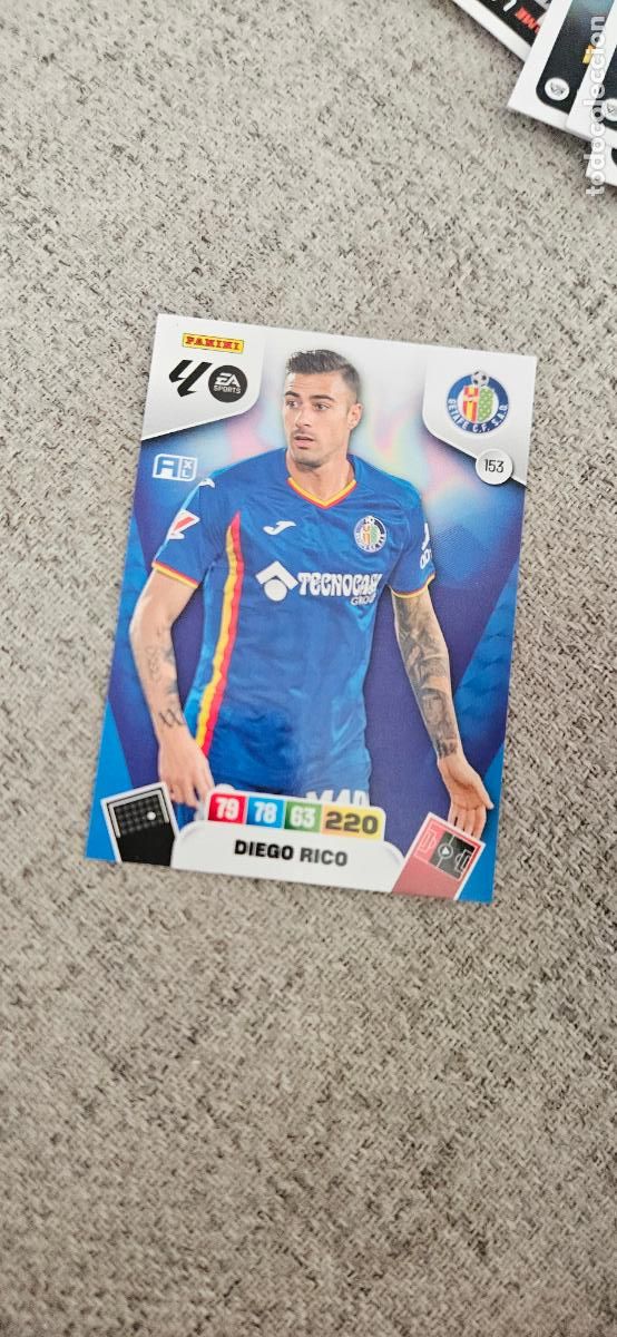 Figurine di Calcio: getafe diego rico 153 adrenalyn 2025 2026 25 26 trading card