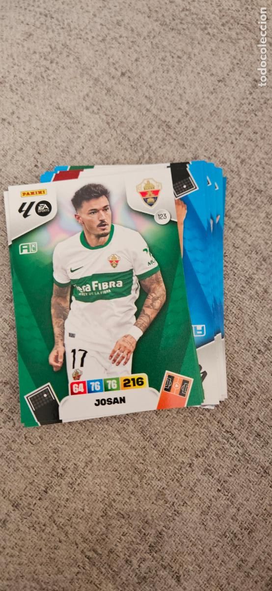 Figurine di Calcio: elche josan 123 adrenalyn 2025 2026 25 26 trading card