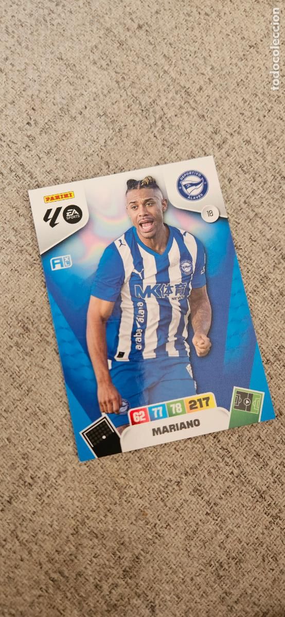 Figurine di Calcio: alaves mariano 18 adrenalyn 2025 2026 25 26 trading card
