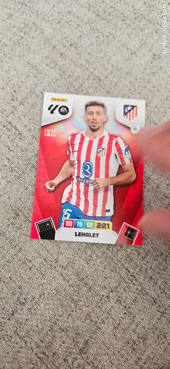 Football Stickers: atletico de madrid 42 lenglet adrenalyn 2025 2026 25 26 trading card