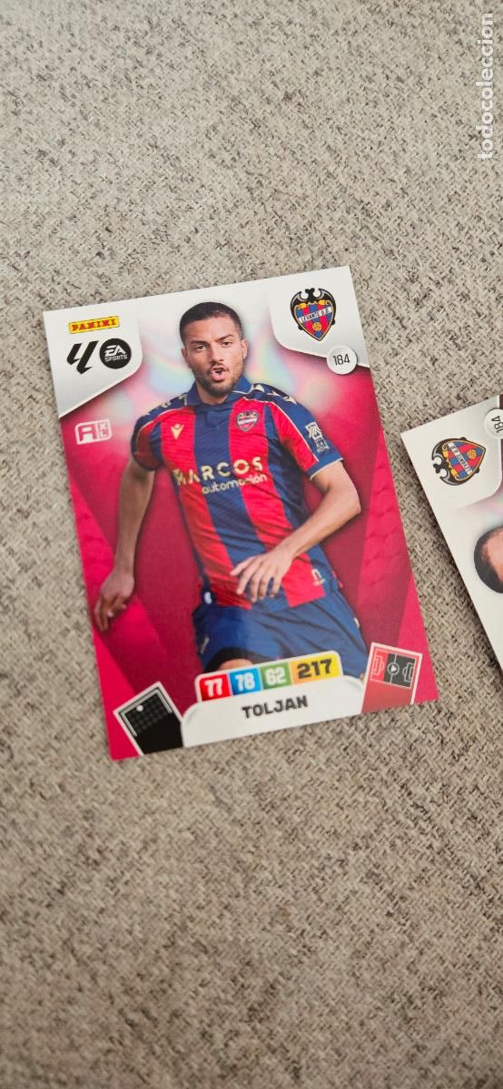 Football Stickers: levante 184 toljan adrenalyn 2025 2026 25 26 trading card