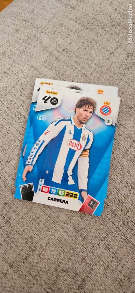 Football Stickers: espa&ntilde;ol cabrera 133 adrenalyn 2025 2026 25 26 trading card