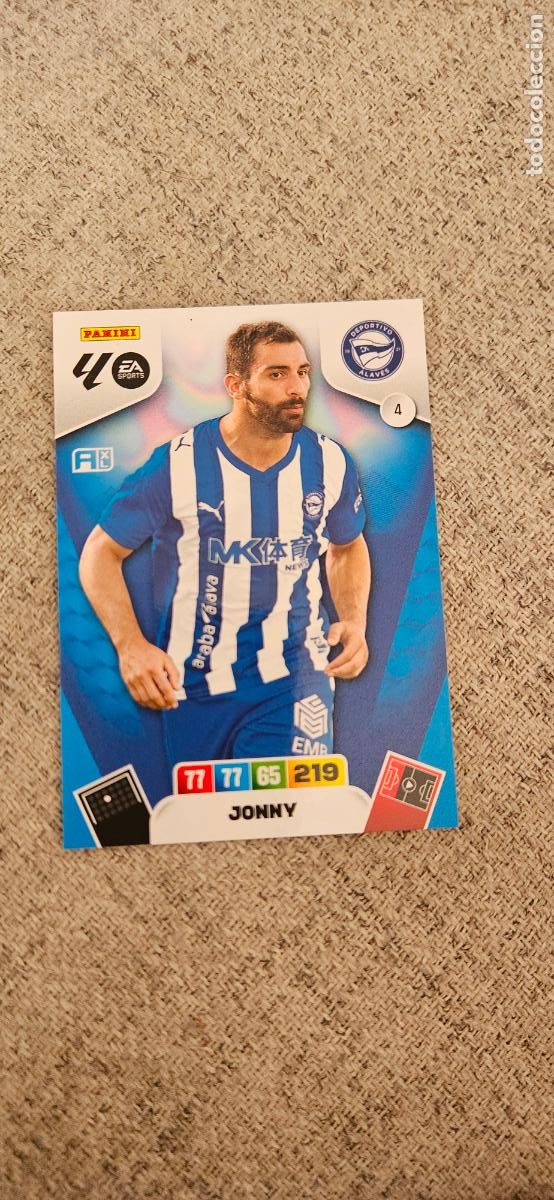 Football Stickers: alaves jonny 4 adrenalyn 2025 2026 25 26 trading card