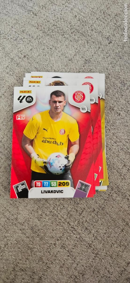 Cromos de F&uacute;tbol: girona 165 livakovic adrenalyn 2025 2026 25 26 trading card